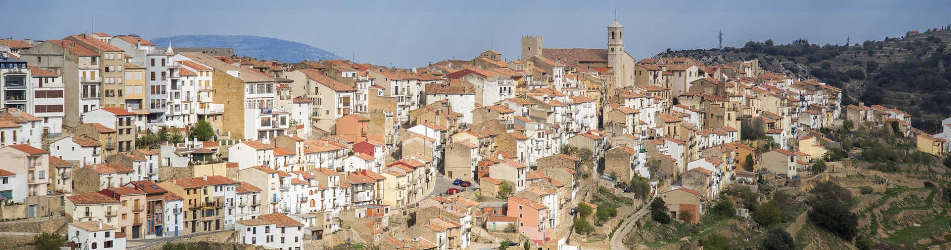 Vista General Villafranca del Cid (Castellón),